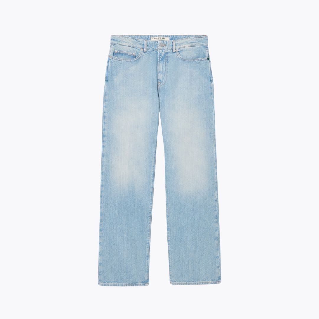 Lacoste 5-Pocket-Jeans mit geradem Schnitt