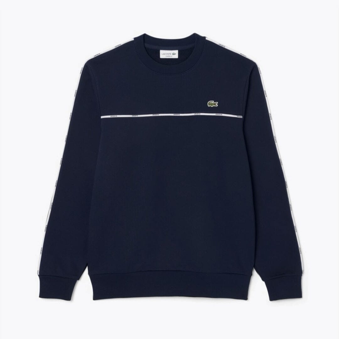 Lacoste Fleece-Sweatshirt mit Logobesatz