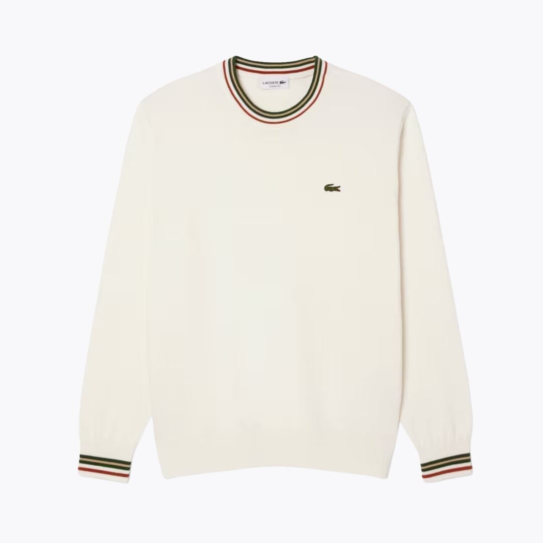 Lacoste Gestreifter -Pullover aus Baumwolljersey