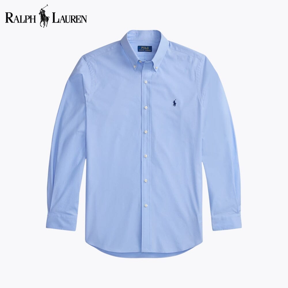 Ralph Lauren Stretch-Popeline-Hemd mit klassischer Passform