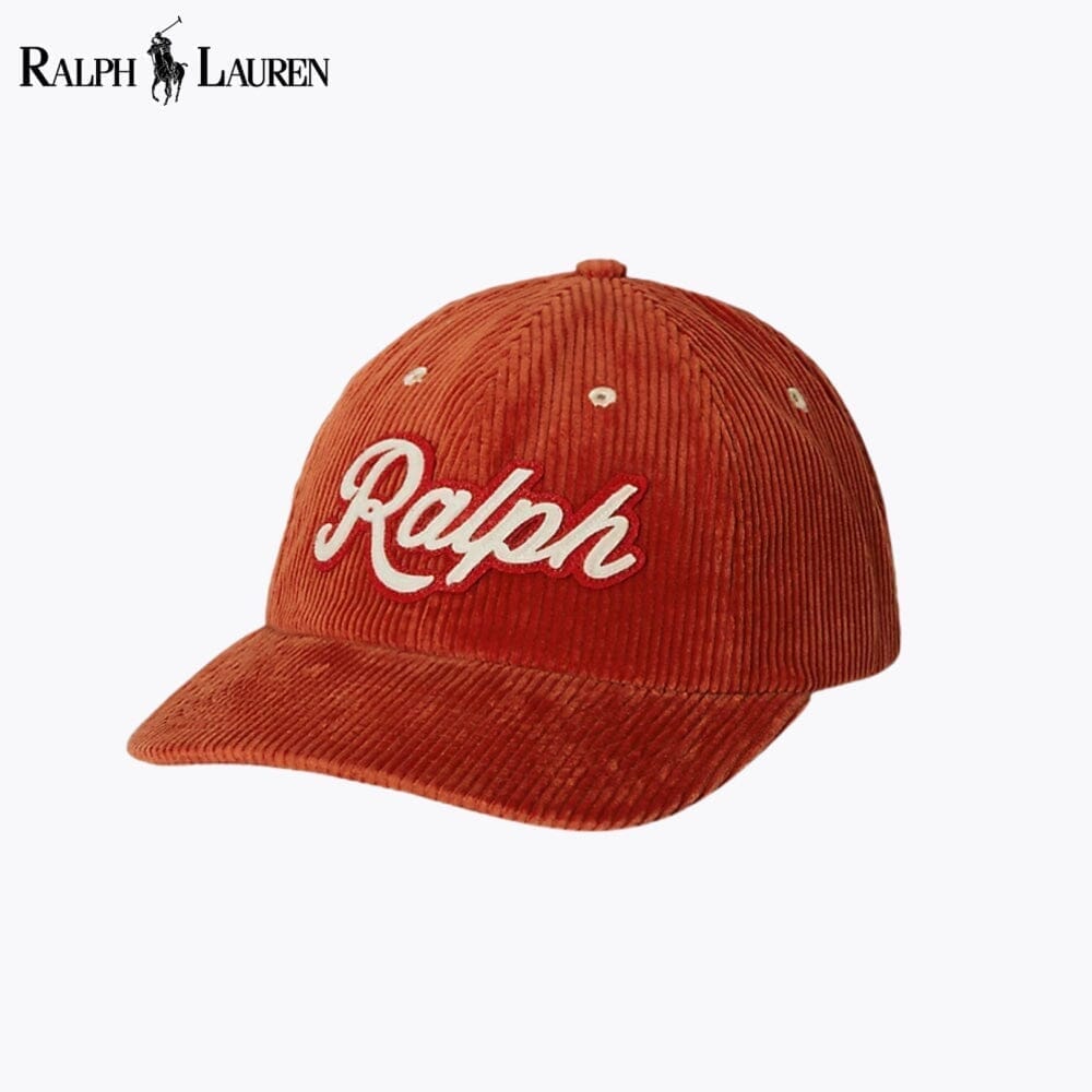 Ralph Lauren Ballkappe aus Cord mit -Logo