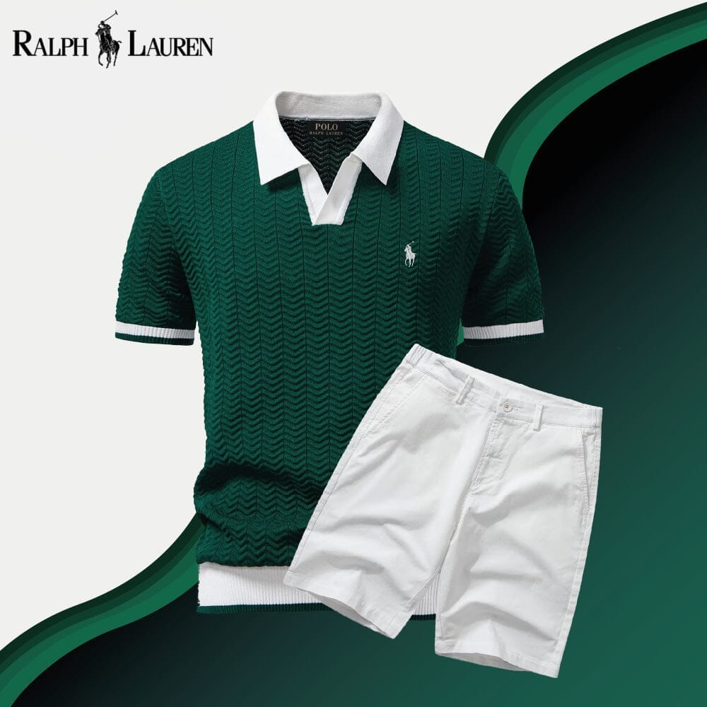 Ralph Lauren Old Money Poloshirt + Shorts-Set
