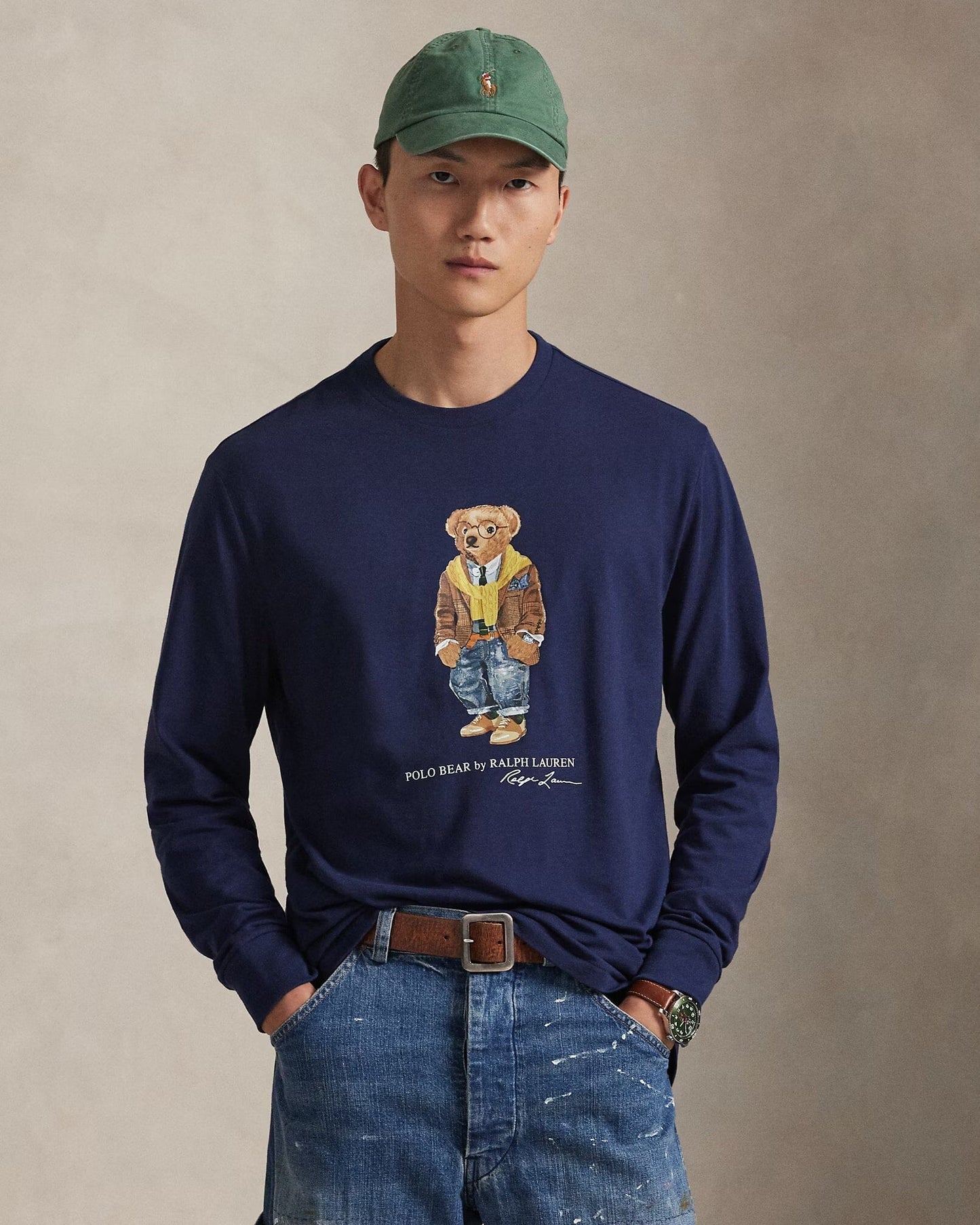 Ralph Lauren Polo Bear Jersey-T-Shirt in klassischer Passform