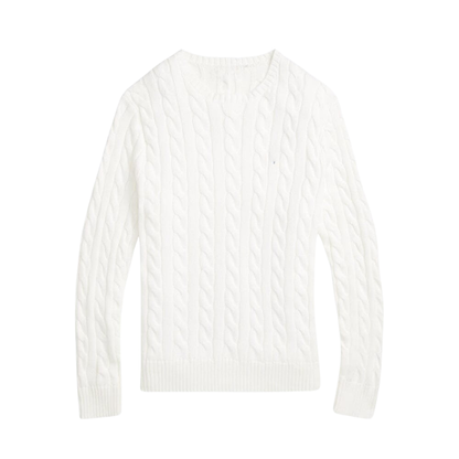 Ralph Lauren Zopfstrickpullover aus Baumwolle