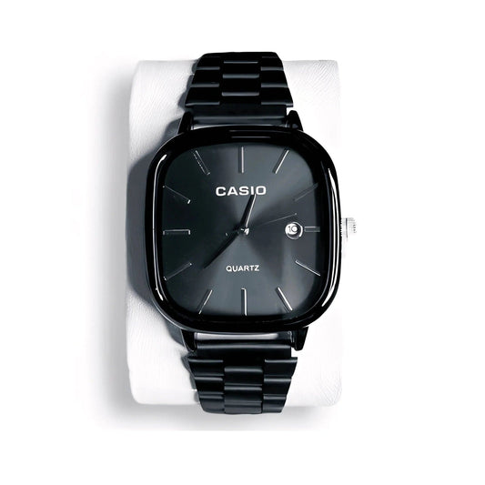 Casio Luxuriöse 36-mm-Uhr – wasserdicht | Übertragener Stahl