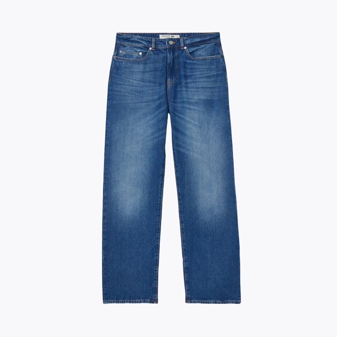 Lacoste 5-Pocket-Jeans mit geradem Schnitt