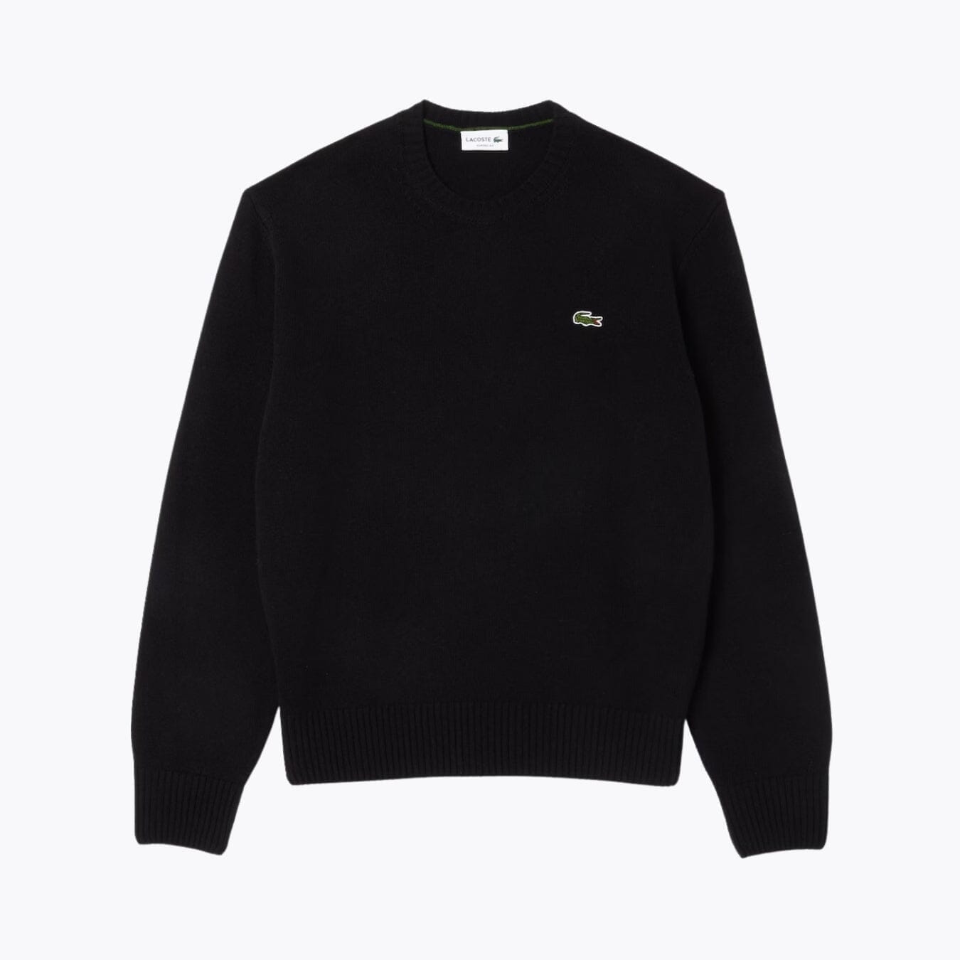 Lacoste Pullover aus karierter Wolle mit Rundhalsausschnitt