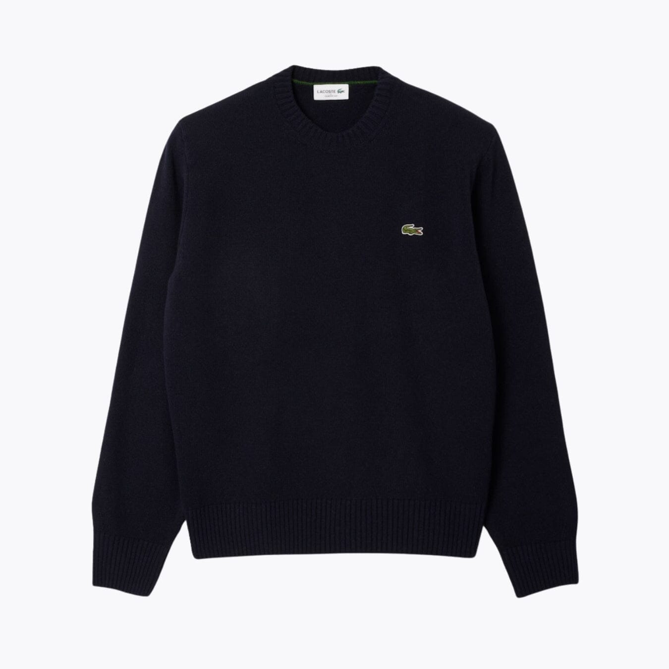 Lacoste Pullover aus karierter Wolle mit Rundhalsausschnitt