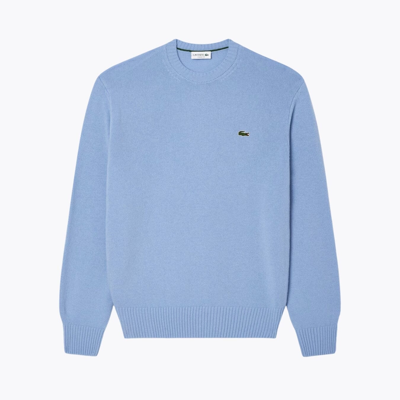 Lacoste Pullover aus karierter Wolle mit Rundhalsausschnitt