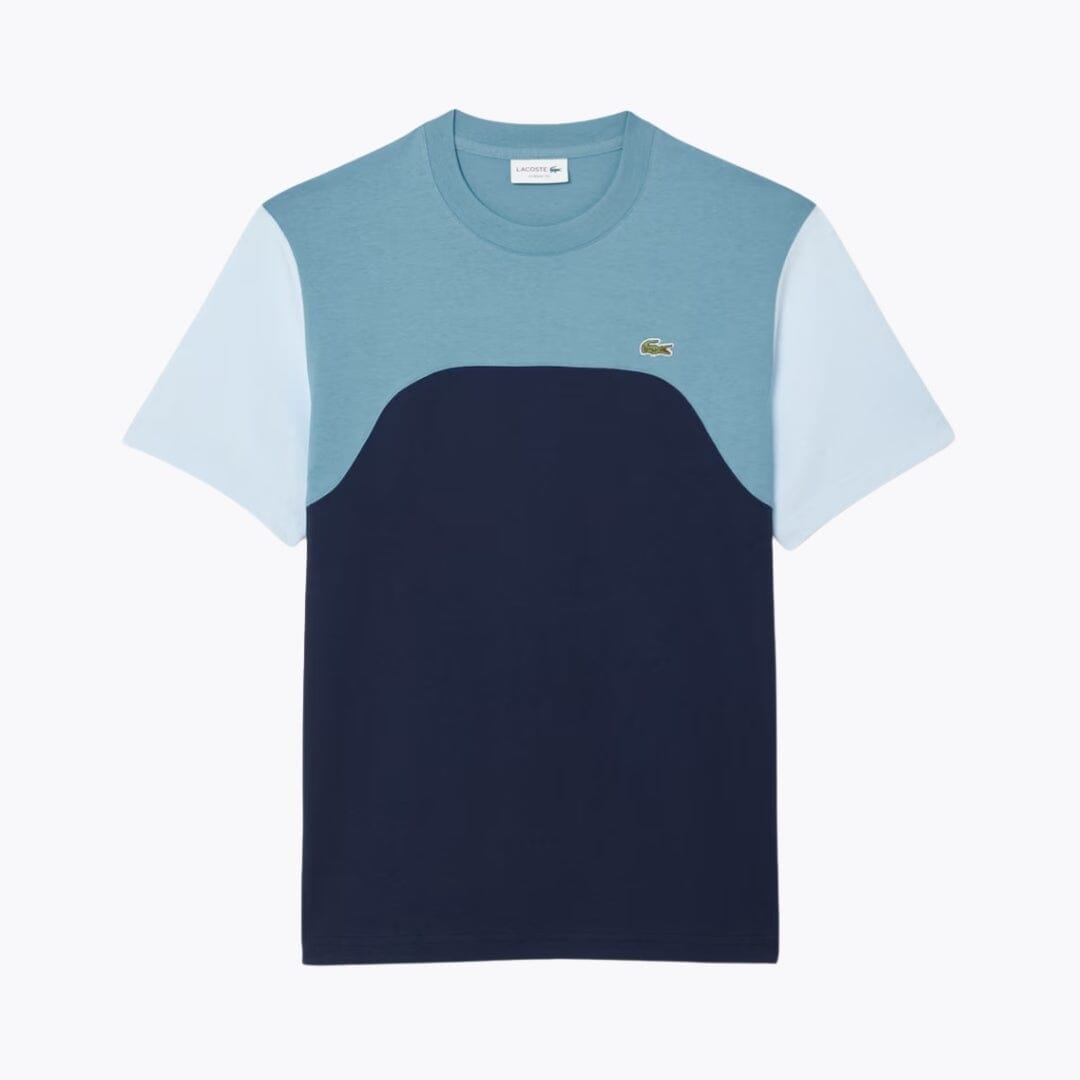 Lacoste Baumwolljersey-T-Shirt im Colour-Block-Design