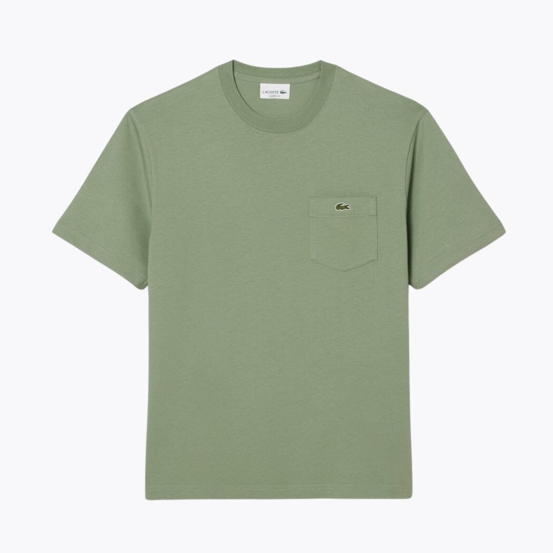 Lacoste Baumwoll-T-Shirt mit Brusttasche