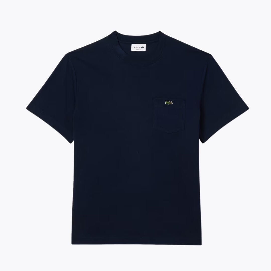Lacoste Baumwoll-T-Shirt mit Brusttasche