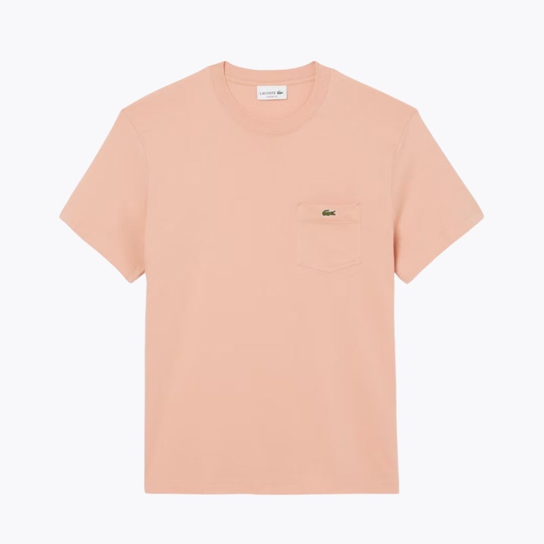 Lacoste Baumwoll-T-Shirt mit Brusttasche