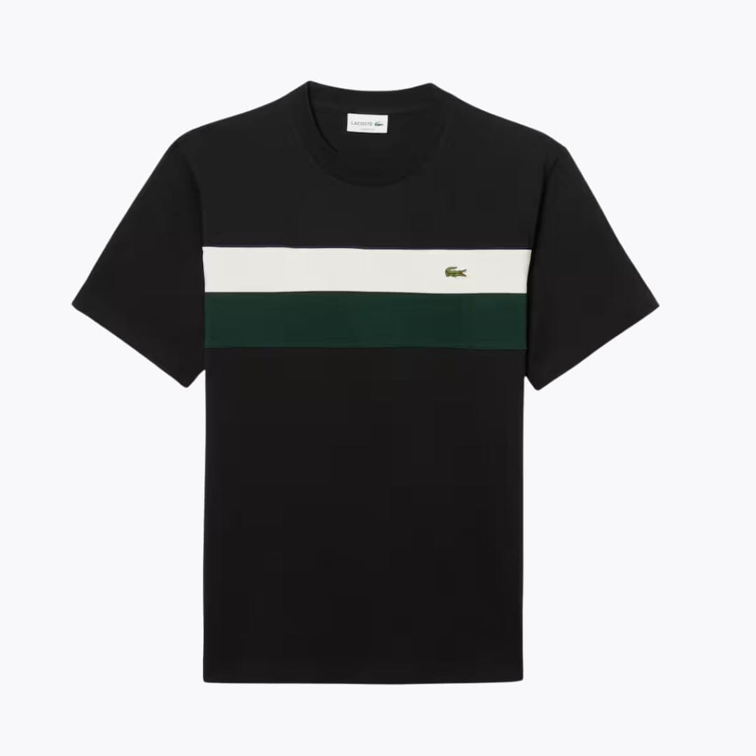 Lacoste Jersey-T-Shirt im Colour-Block-Design