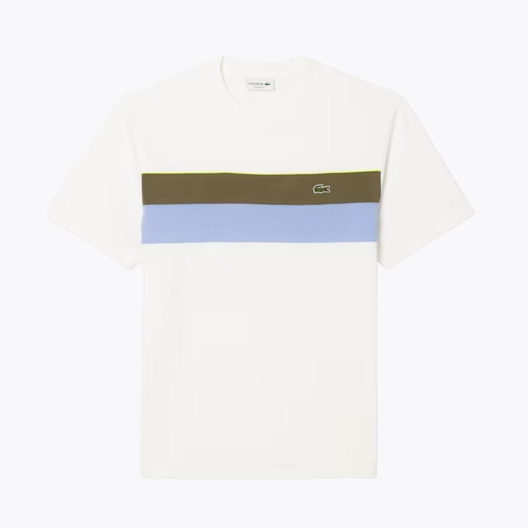 Lacoste Jersey-T-Shirt im Colour-Block-Design