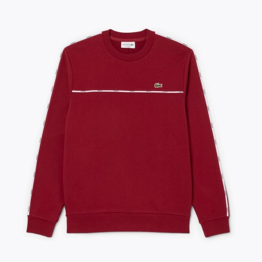 Lacoste Fleece-Sweatshirt mit Logobesatz