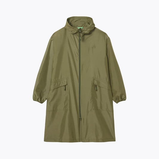 Lacoste Langer, verstaubarer, wasserabweisender Parka