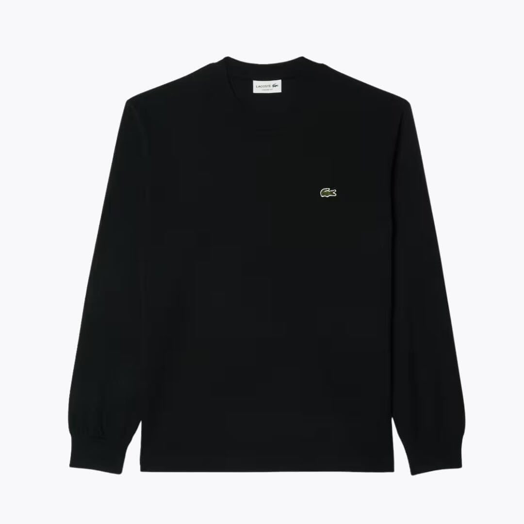 Lacoste langärmeliges Baumwoll-T-Shirt