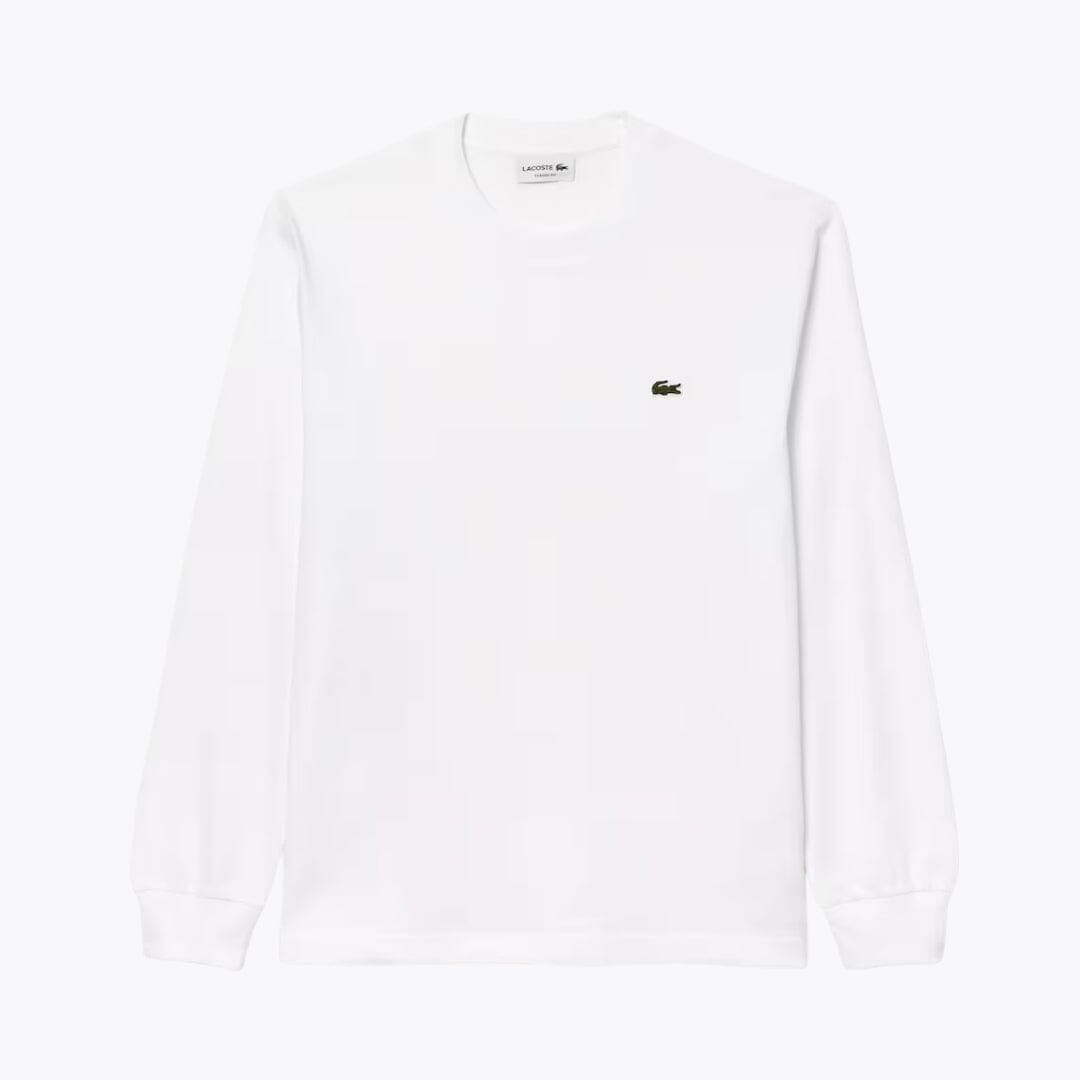 Lacoste langärmeliges Baumwoll-T-Shirt