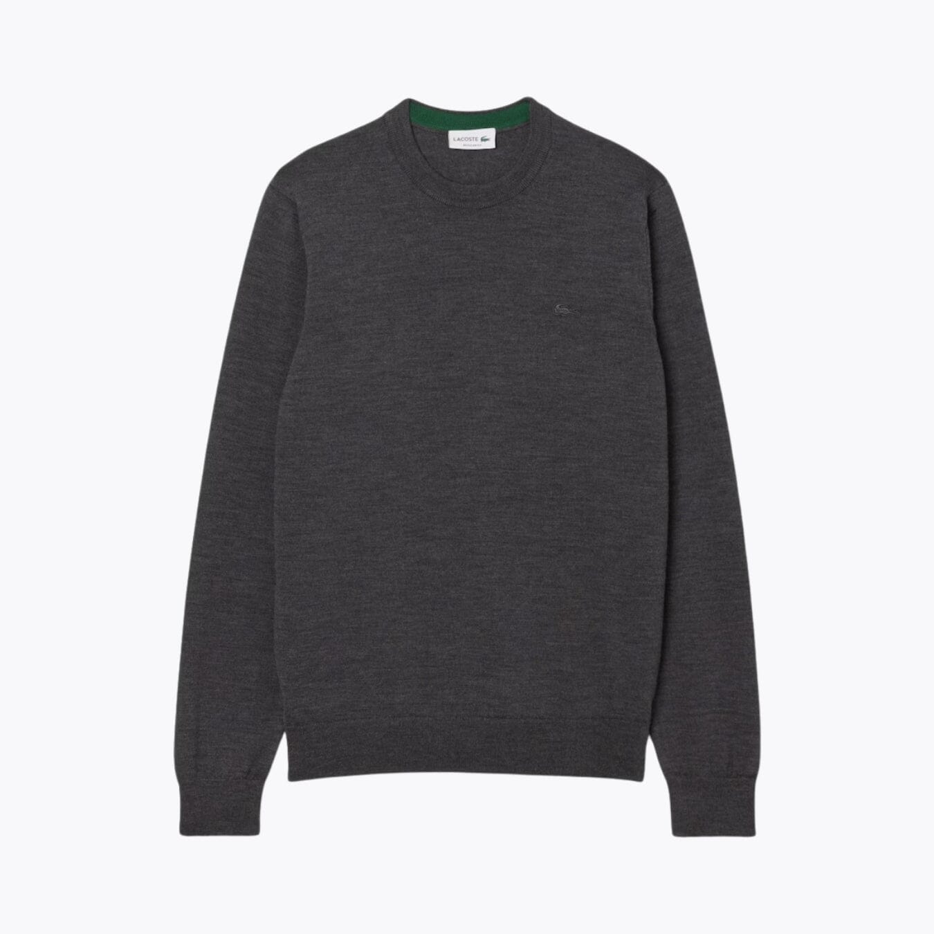 Lacoste Pullover aus Merinowolle mit Rundhalsausschnitt