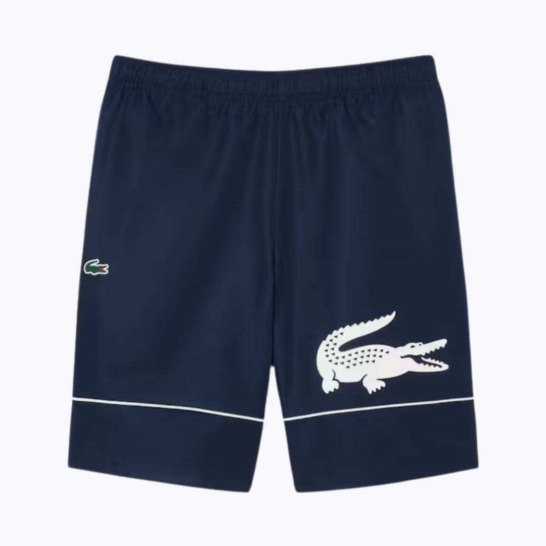 Lacoste bedruckte Tennisshorts aus Diamant-Taft