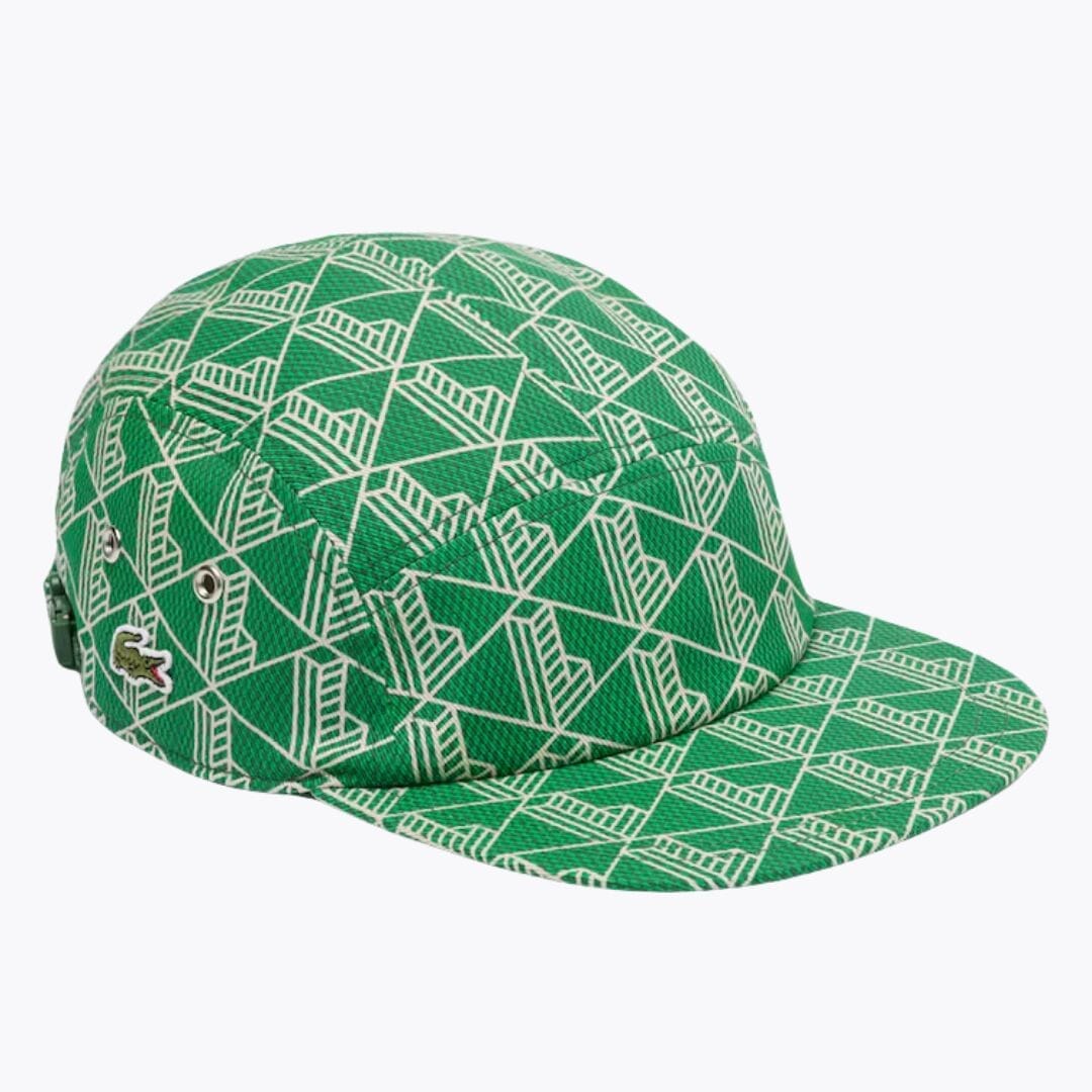 Lacoste bedruckte Jockey-Kappe aus Twill