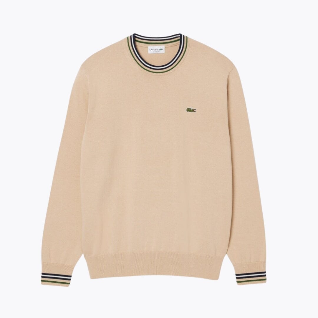 Lacoste Gestreifter -Pullover aus Baumwolljersey