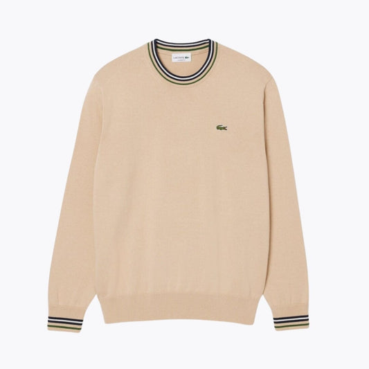 Lacoste Gestreifter -Pullover aus Baumwolljersey