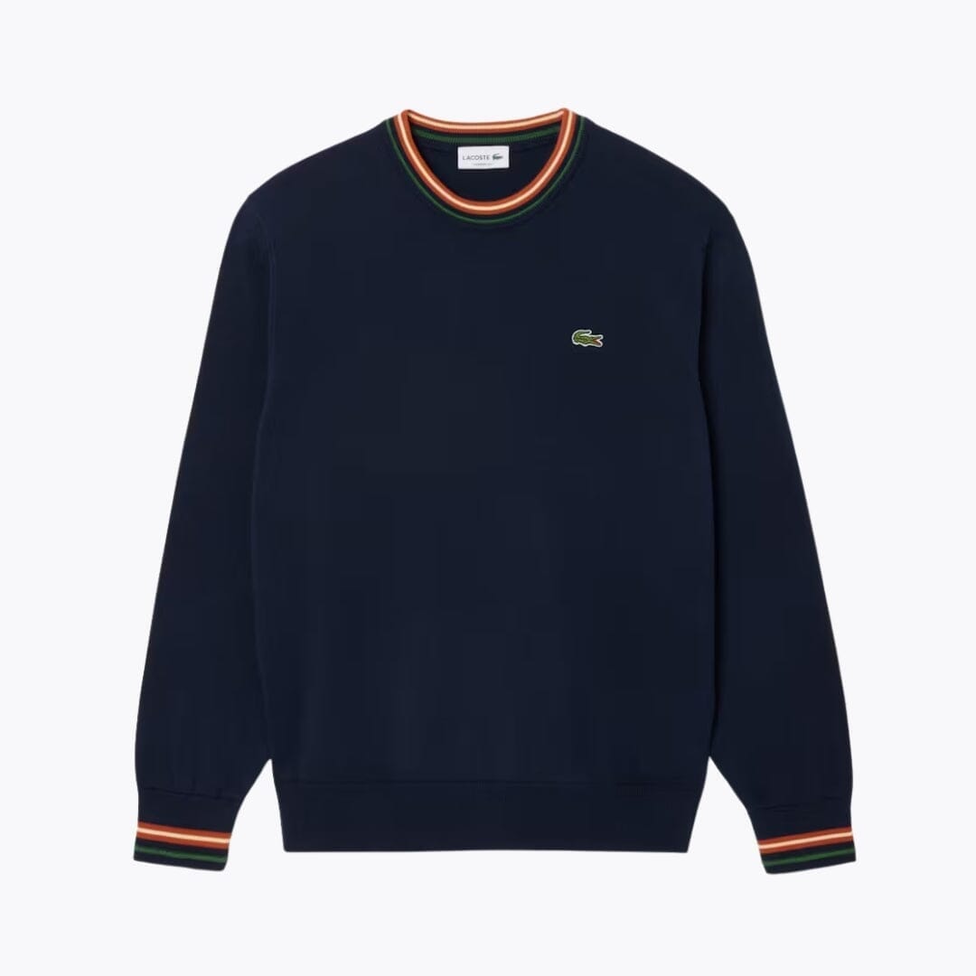 Lacoste Gestreifter -Pullover aus Baumwolljersey