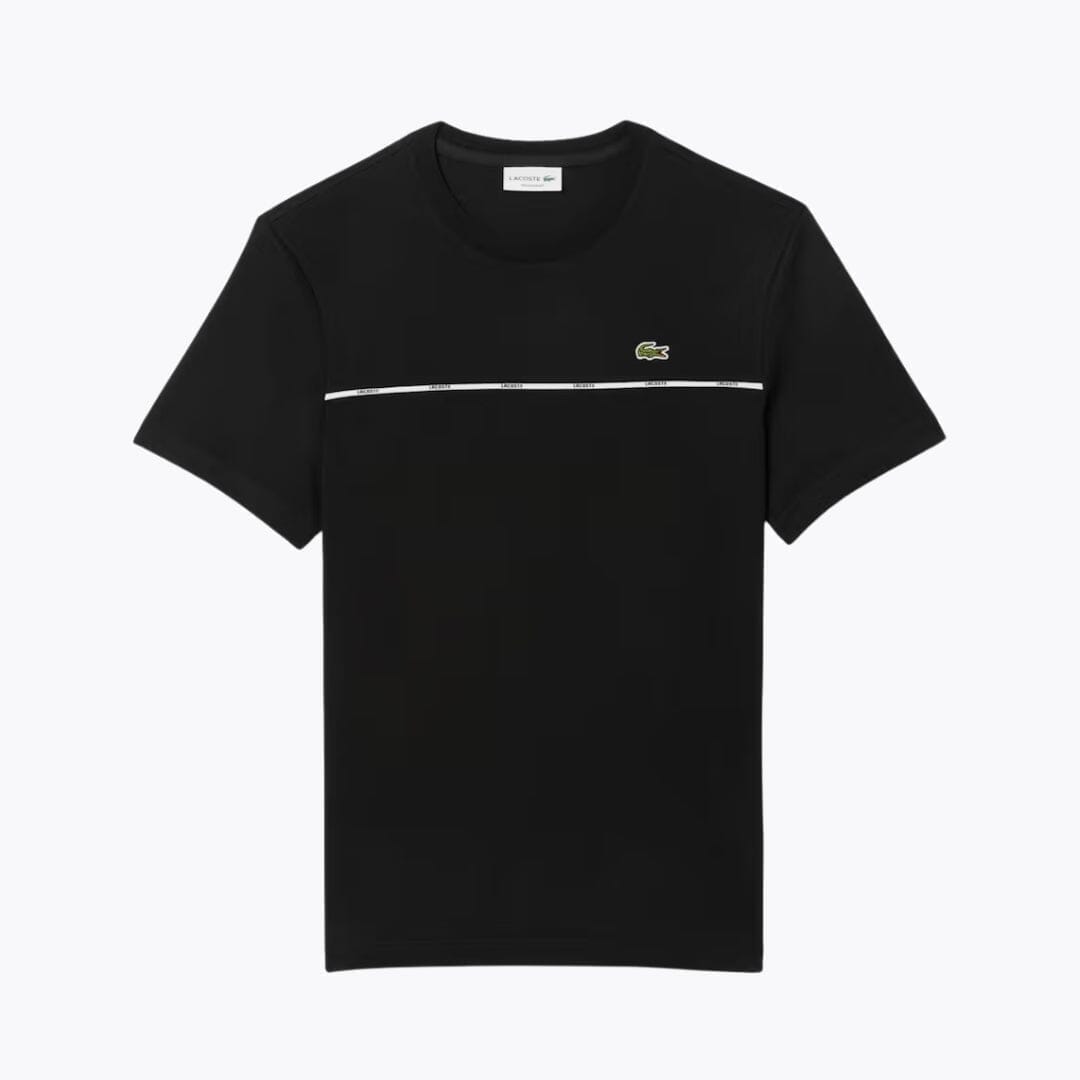 Lacoste T-Shirt aus Baumwolljersey mit -Besatz