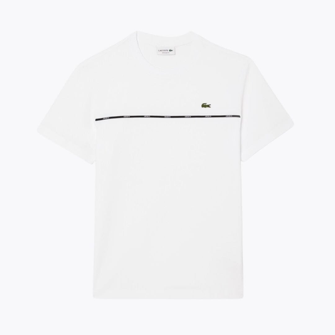 Lacoste T-Shirt aus Baumwolljersey mit -Besatz