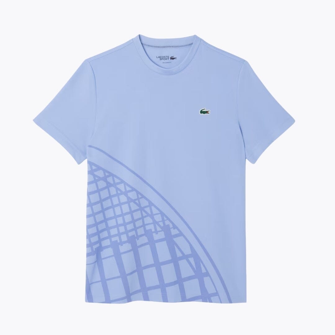 Lacoste Ultra Dry bedrucktes Tennis-T-Shirt