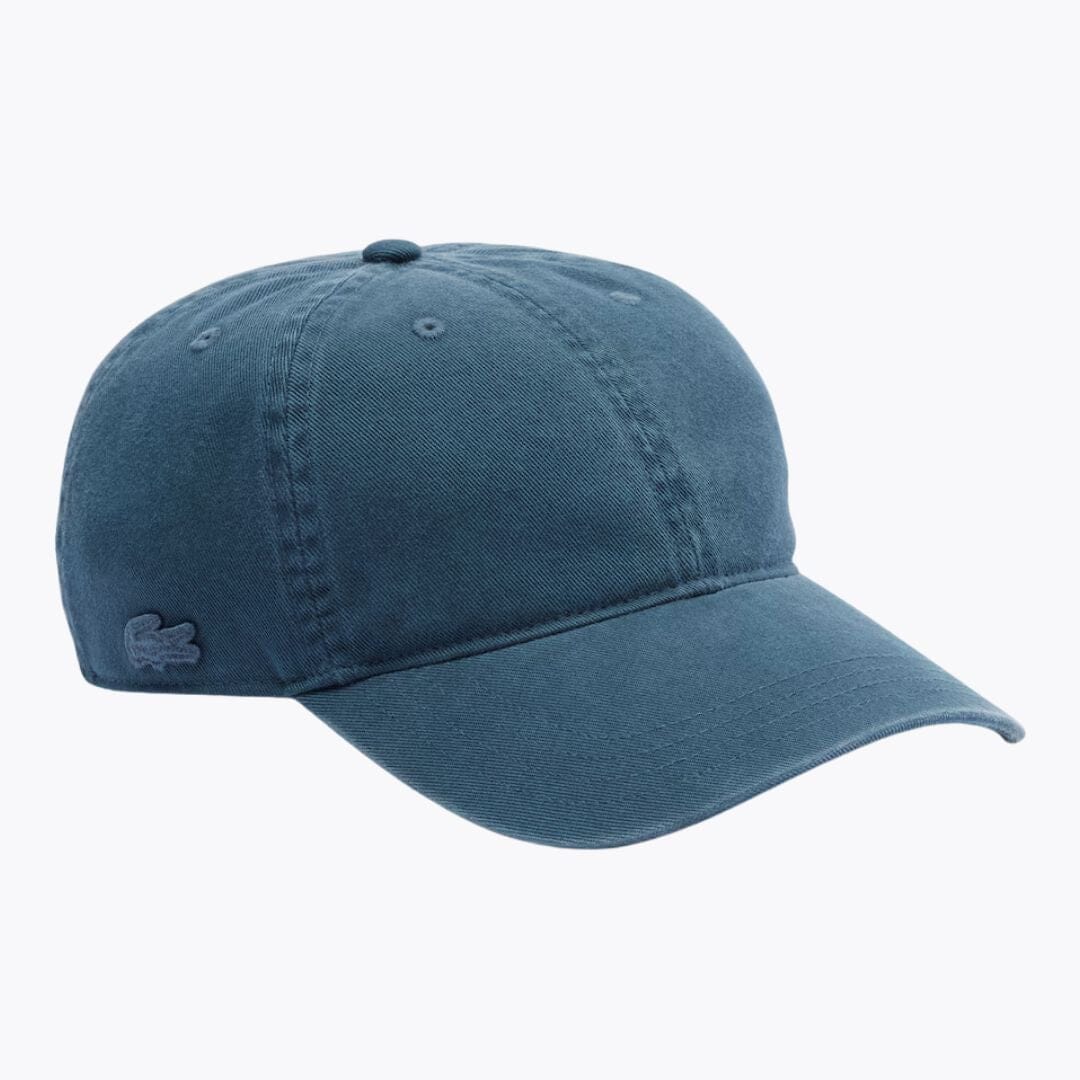 Lacoste-Kappe aus gewaschenem Baumwolltwill