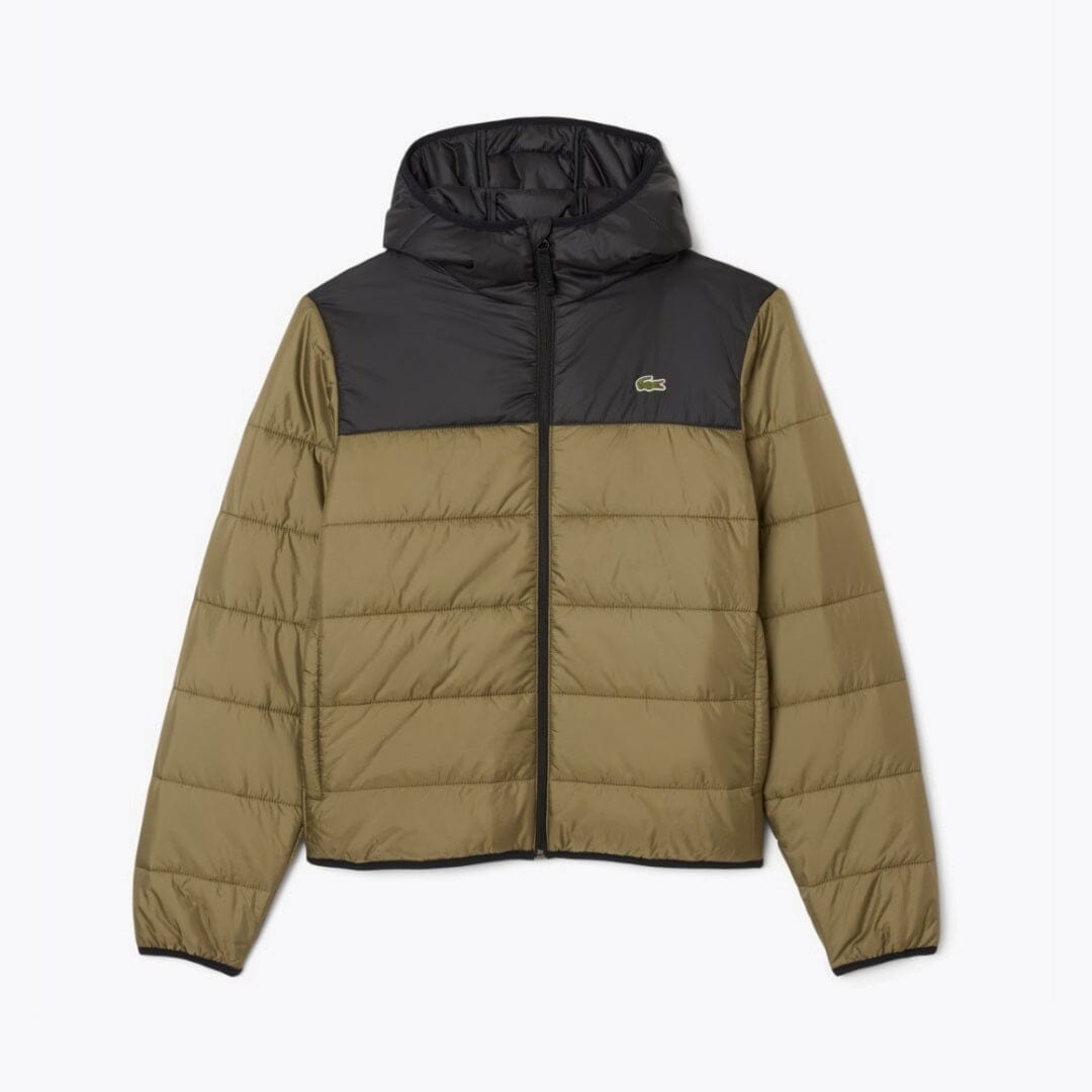 Lacoste wasserabweisende, gesteppte, wattierte Jacke