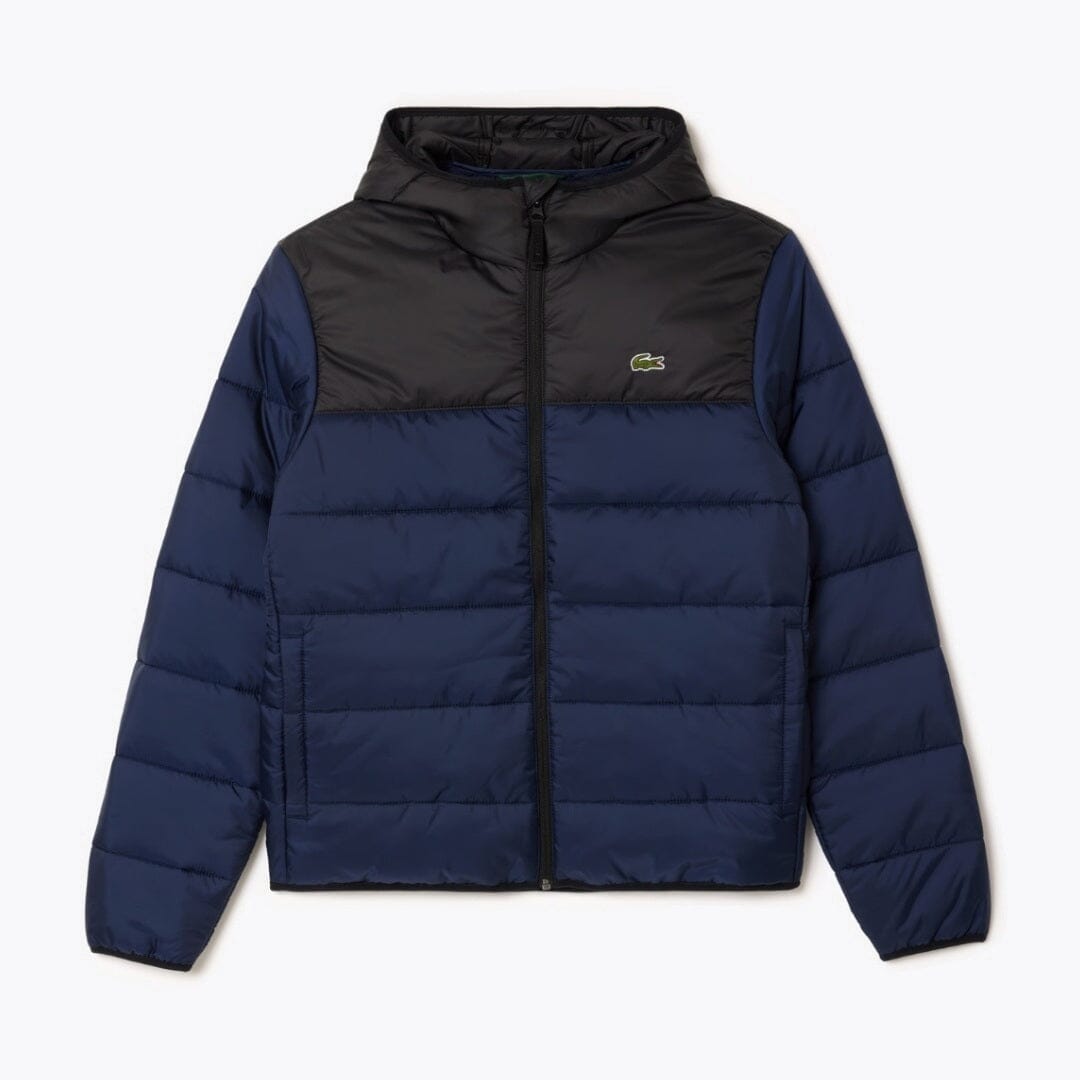Lacoste wasserabweisende, gesteppte, wattierte Jacke