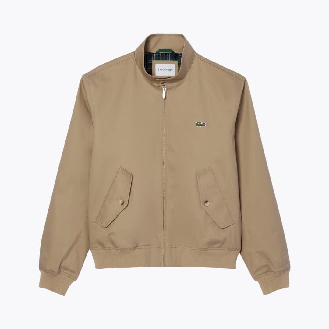 Lacoste Harrington-Jacke aus wasserabweisendem Twill