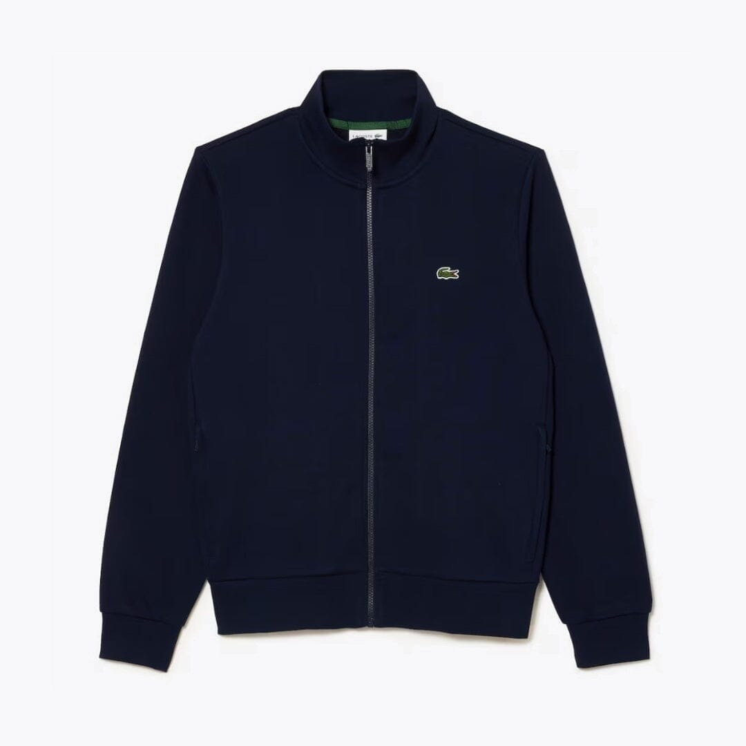Lacoste Fleece-Sweatshirt mit Reißverschluss und hohem Kragen