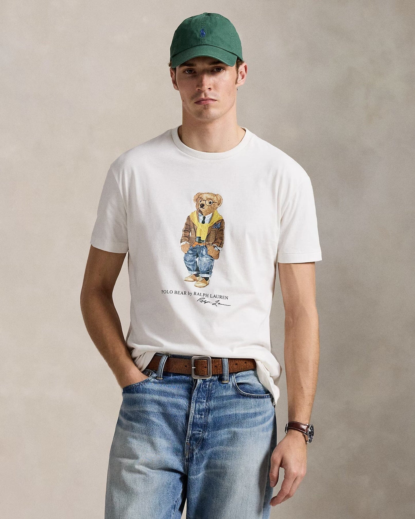 Ralph Lauren Polo Bear Jersey-T-Shirt mit klassischer Passform