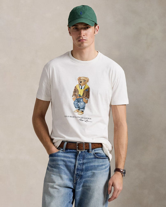 Ralph Lauren Polo Bear Jersey-T-Shirt mit klassischer Passform