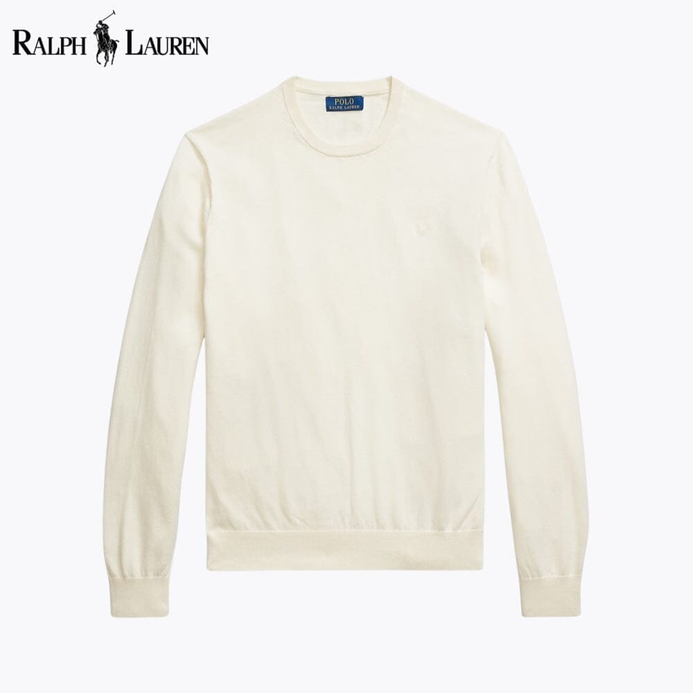 Ralph Lauren Baumwoll-Kaschmir-Pullover mit Rundhalsausschnitt