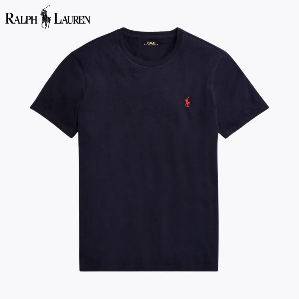 Ralph Lauren Custom Slim Fit Jersey-T-Shirt mit Rundhalsausschnitt