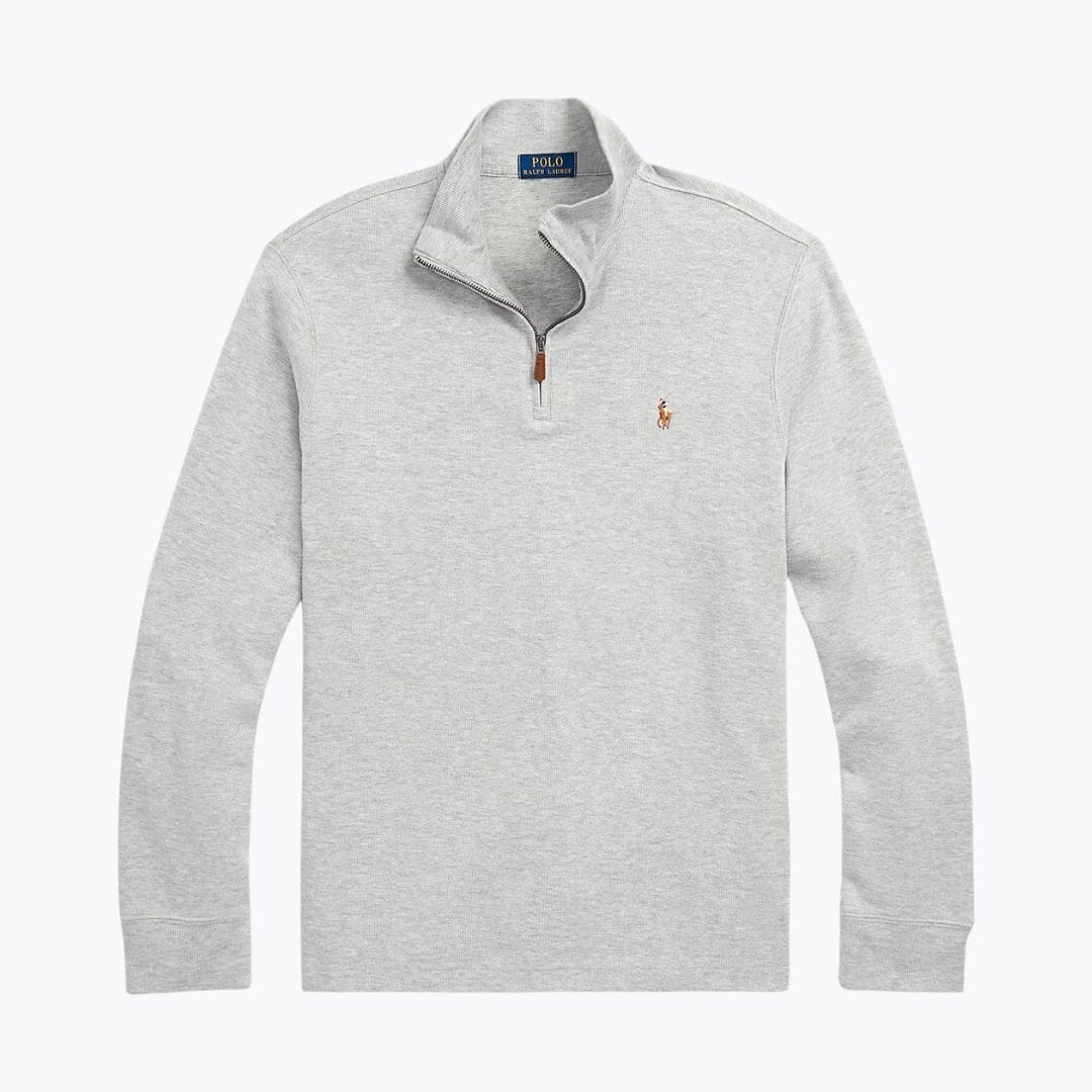 Ralph Lauren Estate-Rib Pullover mit Viertelreißverschluss