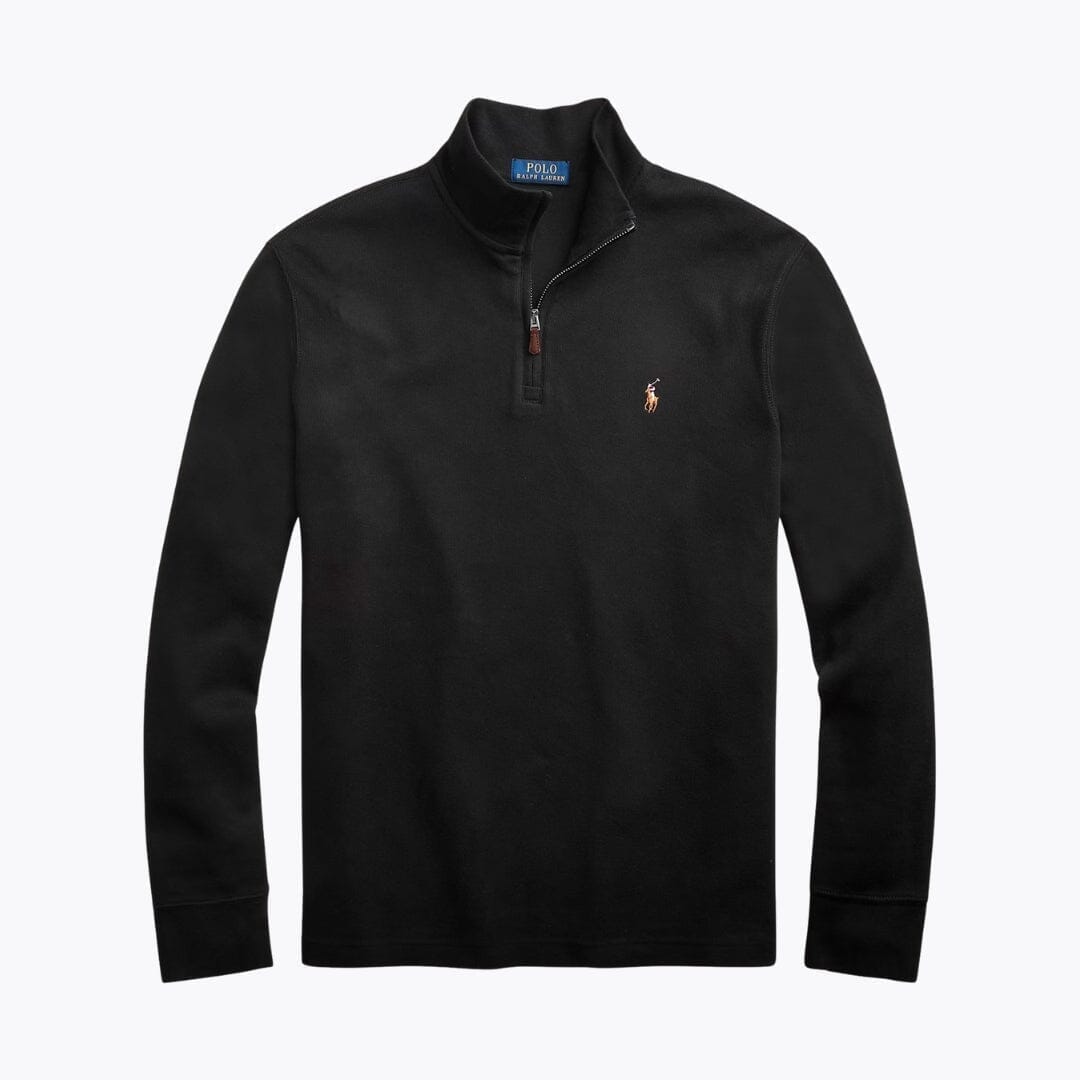 Ralph Lauren Estate-Rib Pullover mit Viertelreißverschluss