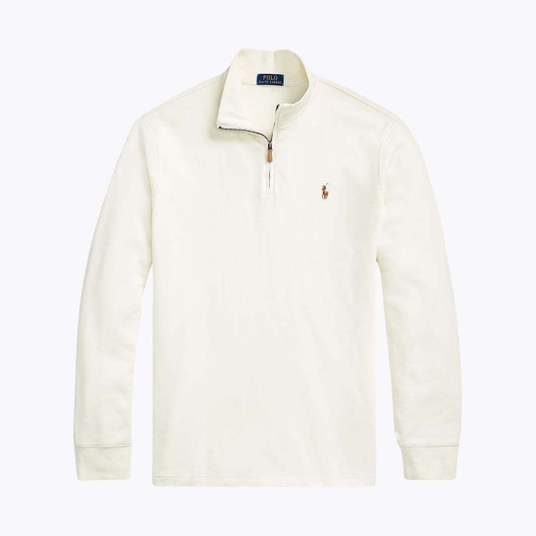 Ralph Lauren Estate-Rib Pullover mit Viertelreißverschluss