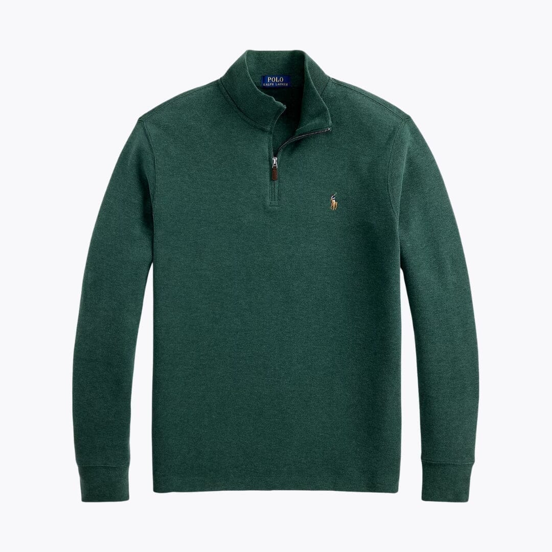 Ralph Lauren Estate-Rib Pullover mit Viertelreißverschluss