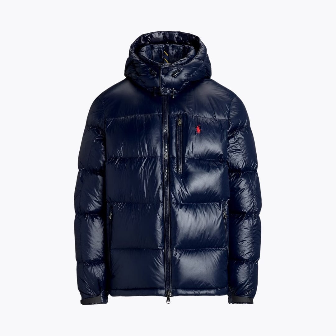 Ralph Lauren Gorham glänzende Daunenjacke