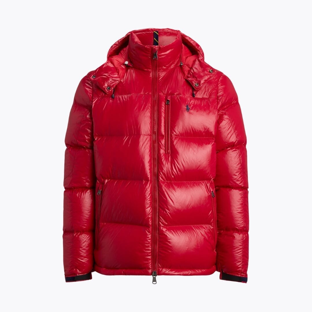 Ralph Lauren Gorham glänzende Daunenjacke