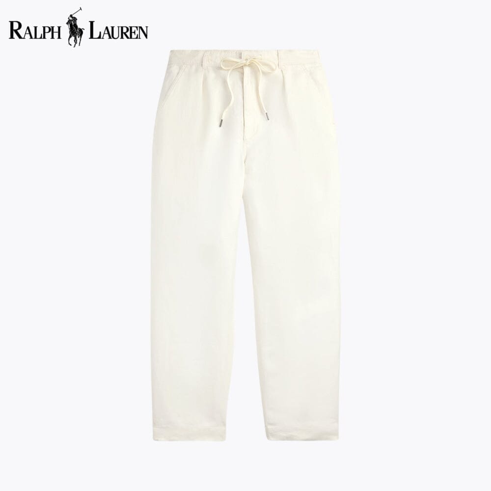 Ralph Lauren Lateef plissierte Leinenhose mit entspannter Passform