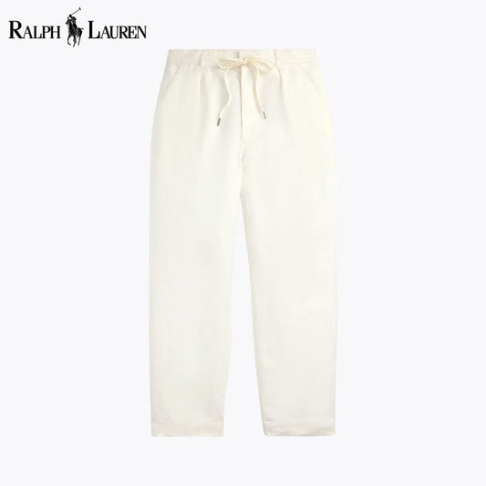 Ralph Lauren Lateef plissierte Leinenhose mit entspannter Passform