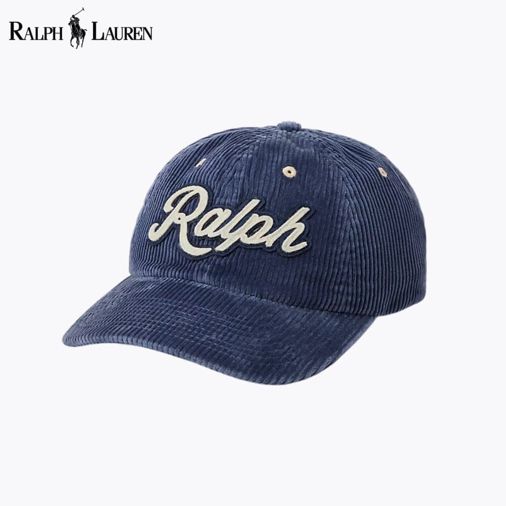 Ralph Lauren Ballkappe aus Cord mit -Logo
